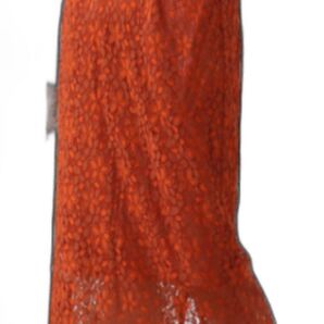 【新品・未使用】【Bou Jeloud】【WEB限定】セミロングレースタイトスカート 花柄 ひざ下丈