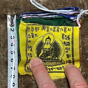 ネパール 仏教 お経 タルチョ 経分 旗 フラッグ プレイヤーフラッグ 5本組