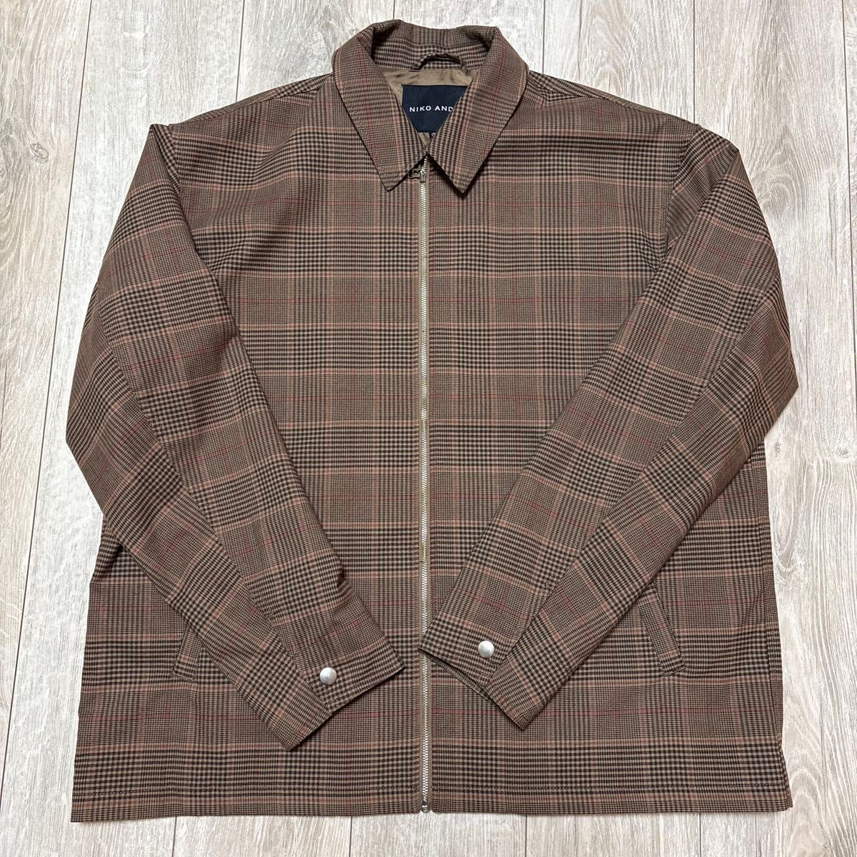 Niko and… テーラードジャケット ニコアンド チェック