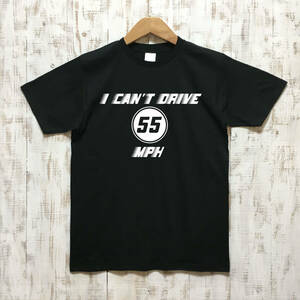 ■55MPH Tシャツ■Mサイズ（ブラックxホワイト）FORD CHEVROLET DODGE MOPAR