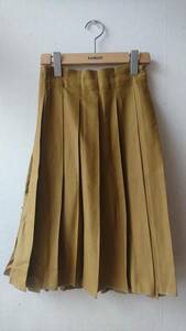  O'Neill obda Brin pleated skirt mustard yellow 8 o'neil of dublin O'Neill beautiful goods 