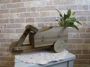  flower stand three wheel planter wooden rear car wooden stand for flower vase plan to item garden miscellaneous goods 