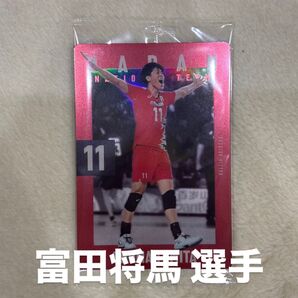 富田将馬選手 バレーボールカード 11番 ノーマル