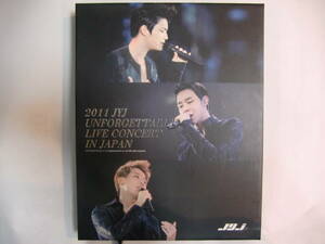 2枚組 DVD 2011 JYJ UNFORGETABLE CONCERT IN JAPAN
