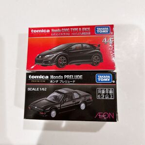 ホンダ シビックタイプR (発売記念仕様) イオンオリジナル プレリュード トミカプレミアム