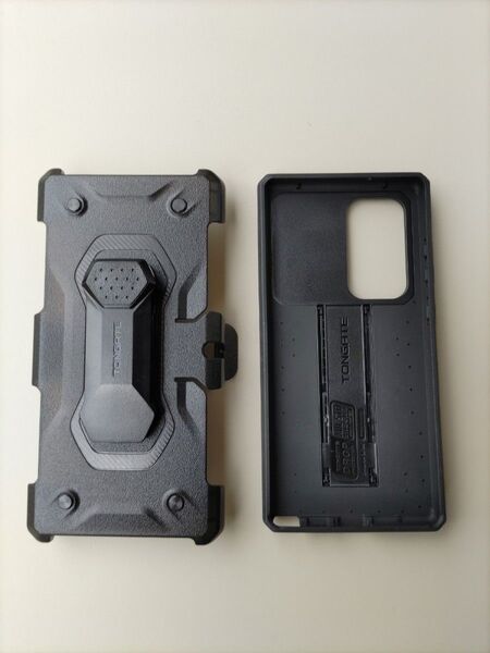 TONGATE スマホケース Samsung Galaxy S23 Ultra用 ブラック