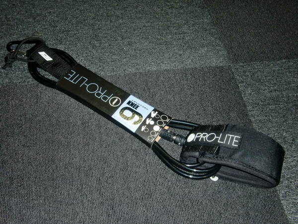 新品　PRO-LITE ( FREE SURF 9.0 KNEEリーシュ 7mm ) BLK