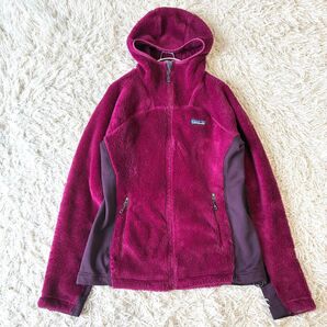 Patagonia パタゴニア R3 ハイロフト フーディ フリースジャケット フード ボア レディース M