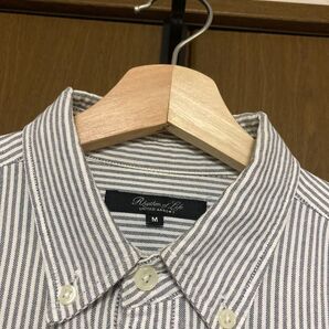 【修理品】UNITED ARROWS/アローズ ワイシャツ ストライプ Mサイズ