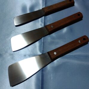 金ベラ 鷲印(ステンレス) 新築 大中小 3本セット コーキングヘラ シーリング