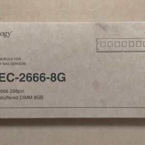 Synology NAS用拡張メモリ 8GB DDR4 2666MHz ECCメモリ D4EC-2666-8G