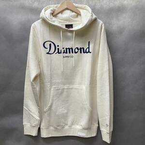 USA正規品 【2XL】 ダイヤモンドサプライ Diamond supply co. スウェット Champagne プルオーバー パーカー LA クリーム 生成り