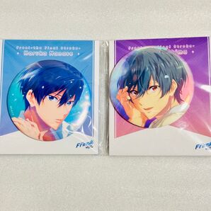 京アニ Free! FS ビッグ缶バッジ 七瀬遙、桐嶋郁弥