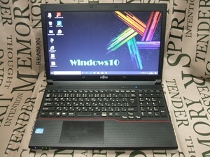 ▽▲Fujitsu A573/GX Core i5-3320M 2.60Ghz/最大3.30Ghz 無線LAN 4GB Win10 Pro▲▽