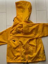 送料無料 90s vintage ビンテージ BEAR new york USA ベアー anorak アノラック nylon ナイロン ジャケット パーカー プルオーバー 黄 XL_画像10