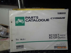 ヤマハ　シグナス　ＣＹＧＮＵＳ　ＸＣ１２５　４ＫＰ１　４ＴＧ１　１版　