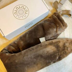 長〜い湯たんぽ☆フリース ブラウン☆YuYu Bottle