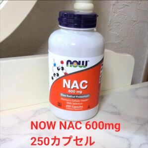 NOW Foods ナウフーズNAC 600mg 250カプセル 酸化ストレス対策