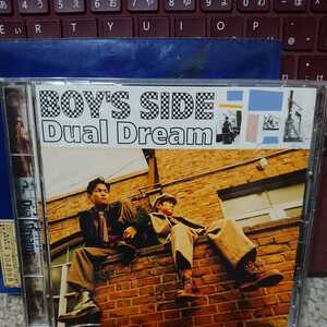 デュアル ドリームのアルバム 「BOYS SIDE」 ブックレットあり。プロモ用見本盤です。