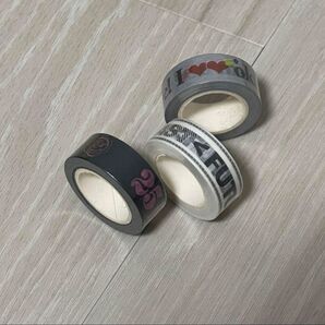 お得 非公式グッズ マスキングテープ 3個セット 安室奈美恵【新品、未使用】