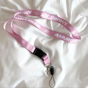 非公式グッズ amuro jet ネックストラップ 新品未使用 安室奈美恵