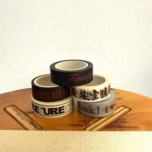 非公式グッズ 5個セット マスキングテープ 安室魂 we love namie