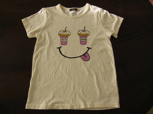 unica ユニカ　coffee Tシャツ　ＸＳ　140　150　 