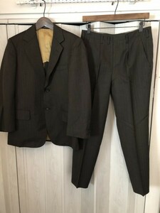 ◆custom tailor/カスタムテイラー/ブラウン系ストライプスーツ◆