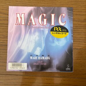 浜田麻里 MAGIC Adventurous Heart レコード レンタル落ち