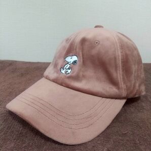 【ビロード調ボア】PEANUTS SNOOPY キャップ 帽子