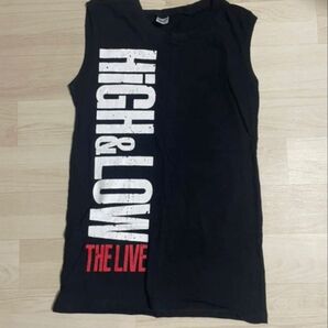 high&low ライブグッズ タンクトップ ライブTシャツ EXILE 3代目 ブラック 黒