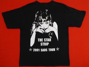 激レア!SADS/サッズ/ビンテージTシャツ/00s/anvil/アンビル/2001/ツアー/THE STAR STRIP/バンド/清春/グッズ/名作/希少/ガール/GIRL