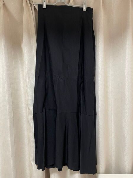 数回着用 SENSE OF PLACE センスオブプレイス ストレッチハイウエストマーメイドスカート Mサイズ ブラック