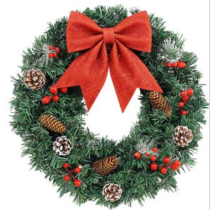 新品 クリスマスリース 玄関ドア用 クリスマス 飾り フラワーリース