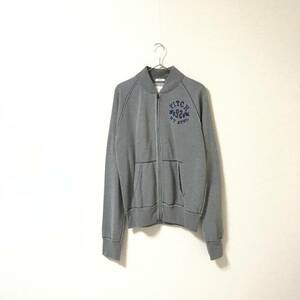 ★Abercrombie & Fitch アバクロ★メンズ ジップアップ スウェット ジャケット トラック ジャケット グレー size L 管:A:10