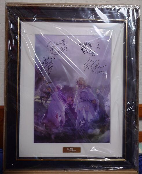 【早い者勝ち、希少】Re:ゼロから始める異世界生活 複製サイン入り複製原画 3rd season