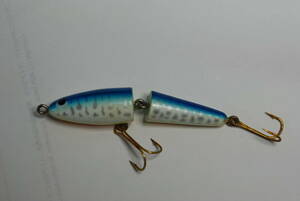 ZEAL １９８５年　jointed minnow オールドルアー　ズイール　ジール　　ウッド　ペイントアイ　OLD ZEAL 