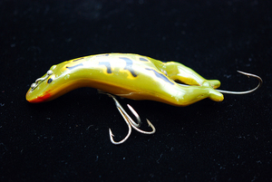 HEDDON LUNY FROG 3500,VINTAGE LURE.へドン　。ルーニー　フロッグ、Ｃ1927