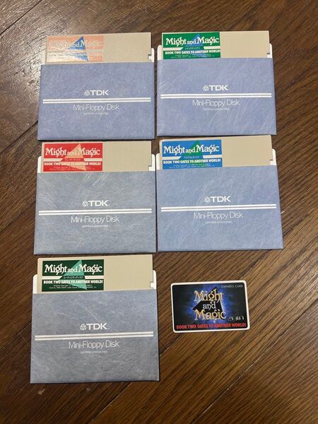 Might and Magic BOOK TWO マイト アンド マジック2 フロッピーディスク NEC MS-DOS 2D