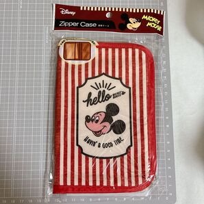 ミッキーマウス 通帳ケース マルチケース ファイル 保険証 お薬手帳 母子手帳 年金手帳 収納ケース ミニファイル 収納ポケット