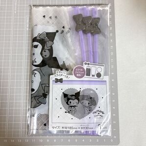 入手困難品 新品 メロクロ マイメロディ クロミ スライド式クリアパック ハートリボン 3枚入り かわいいスライダー付き サンリオ