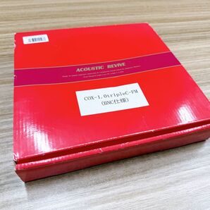 COX-1.0TripleC-FM 1.0m BNCケーブル クロック デジタル ACOUSTIC REVIVE