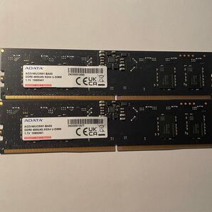 ADATA エイデータ DDR5 4800(40) 8GX4 U-DIMM 8GB×2枚 16GB デスクトップ用メモリ