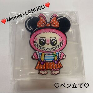 ☆複数購入大歓迎☆最終お値下げ価格☆ミニー×LABUBU☆ペン立て☆