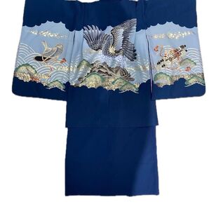 七五三 着物 男の子 お宮参り 男児 祝い着5歳 アンサンブル ポリエステル 日本製