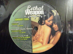 VA ： Lethal Weapon Jan.( January ) 2006 12'' // Gwen Stefani - Crash / Pharrell - Mamacita Featuring Daddy Yankee