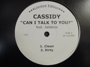 Cassidy ： Can I Talk To You? F. Jadakiss 12'' // 落札5点で送料無料