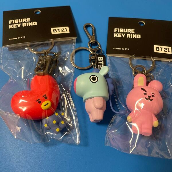 bt21 フィギュアキーリング cooky tata mang BTS マスコット