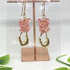 NO.991 ハンドメイド☆ピアスorイヤリング(フック変更無料!)