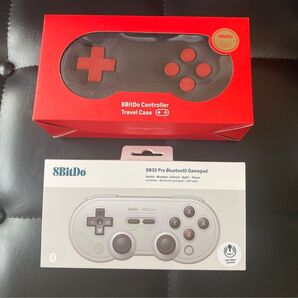 8BitDo SN30 Pro TMR ウイヤレス PSグレー 公式専用ケース付き PC/MacOS/iOS/android対応